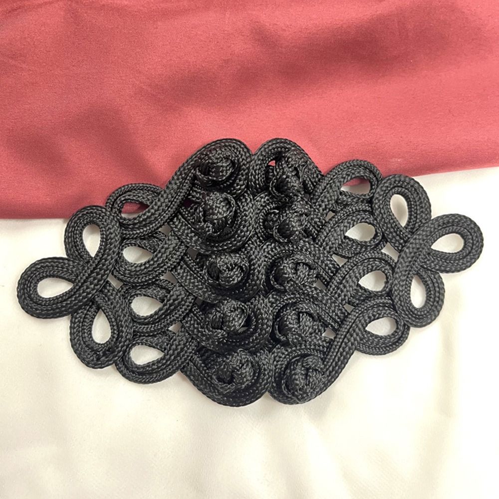 Knotting Cord Silk - مشبك ملابس حرير ذهبي كبير الحجم