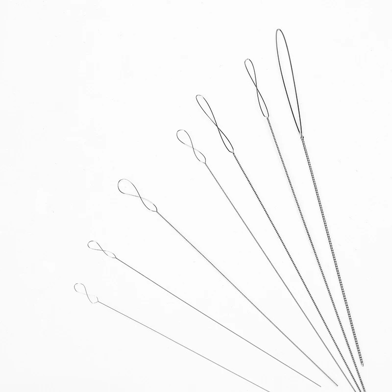 Knotting Cord Silk - 7 قطع من إبر الأسلاك الملتوية