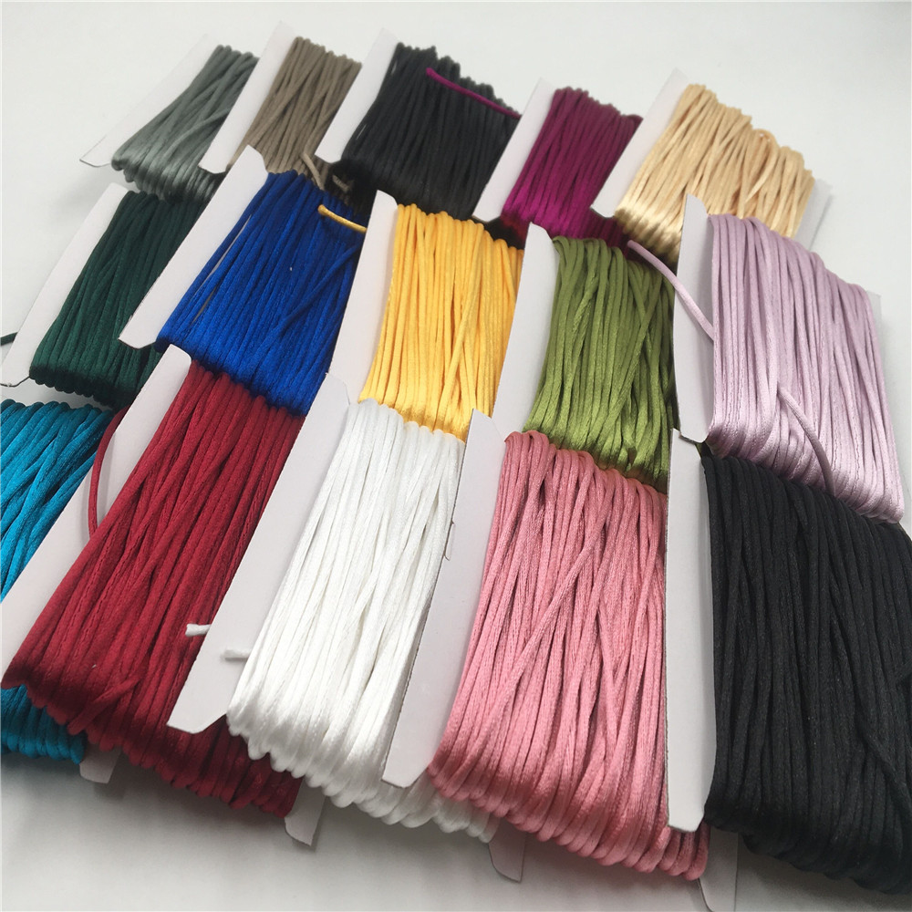 Knotting Cord Silk - 2 مللي متر مضفر مكرامية الحرير