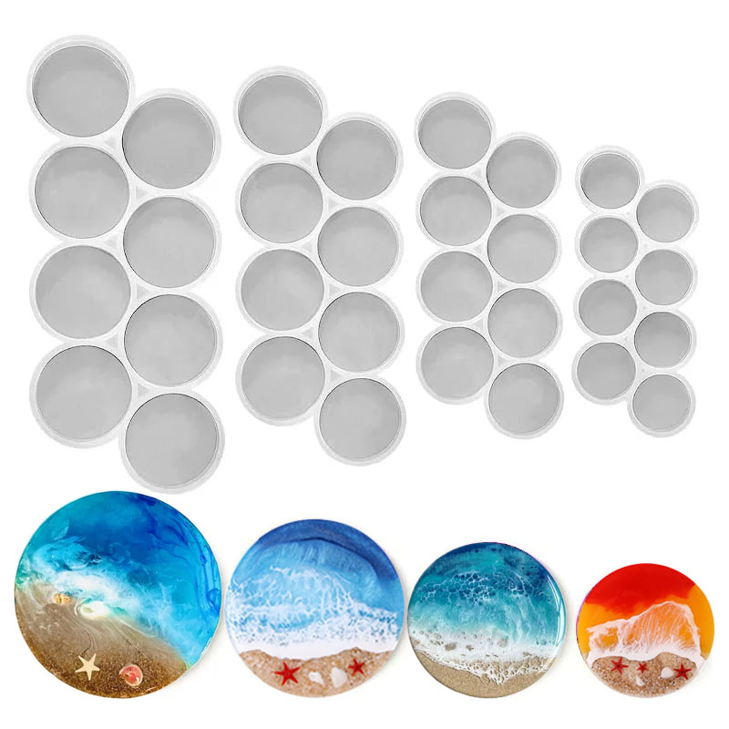 Resin Mold Jewelry - 1.25-2 بوصة دائرة قبضة قالب من