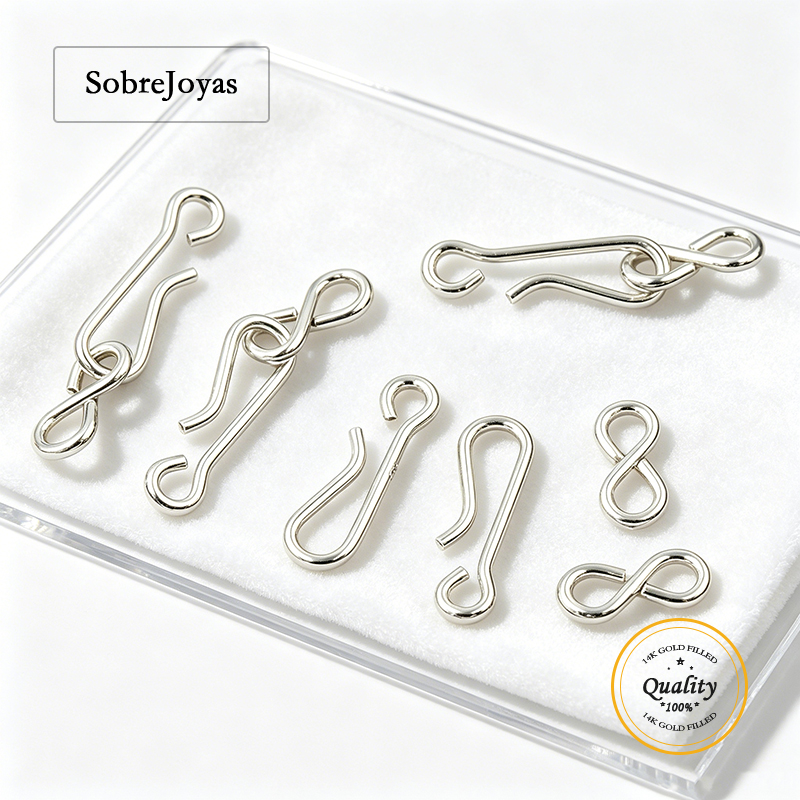 Jewelry Making Silver - مشابك فضية عيار 925 على شكل