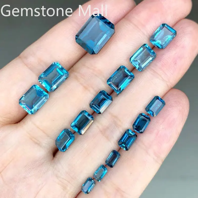 Jewelry Making London - قطع الزمرد توباز طبيعي 4 مللي