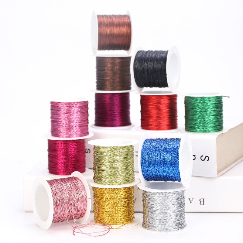 Knotting Cord Silk - 12 ألوان 20 متر 1 مللي