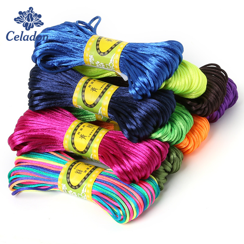 Knotting Cord Silk - راتايل الحرير مكرامية الحبل النايلون ،