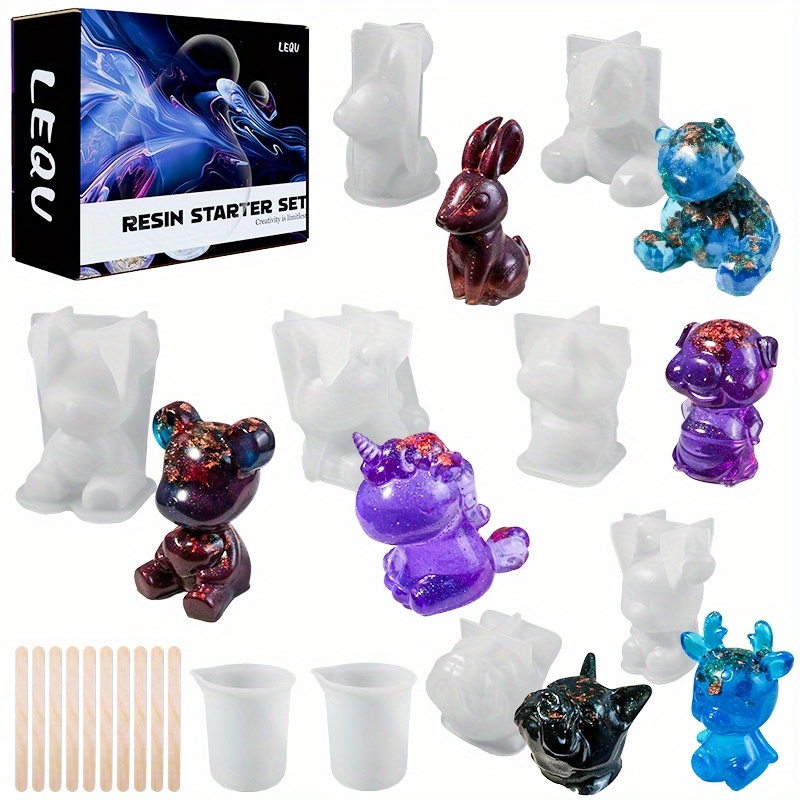 Resin Mold Jewelry - مجموعة قوالب مصنوعة من الراتنج مكونة