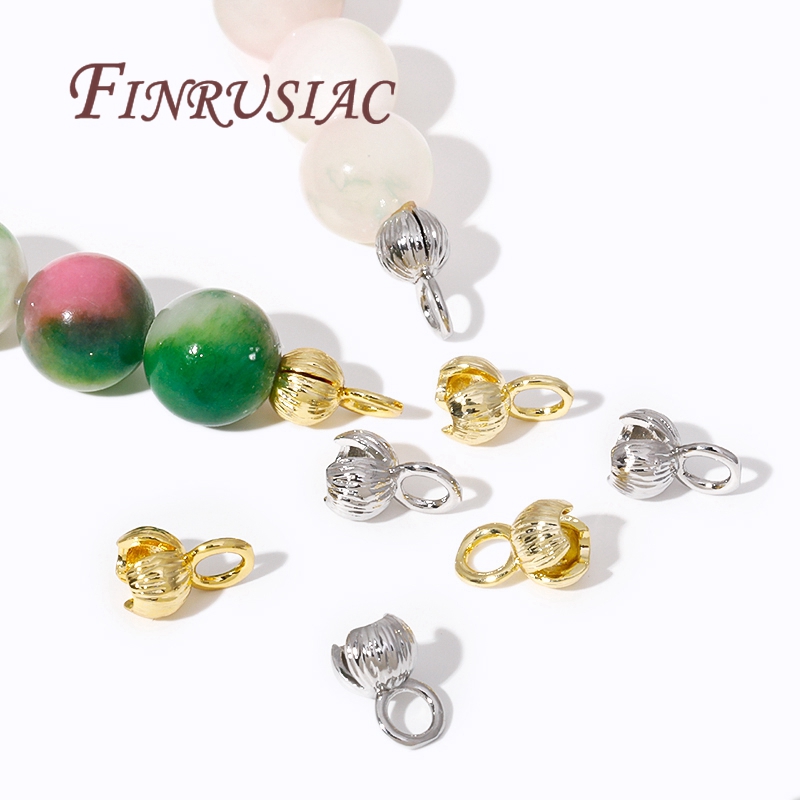 Eyepin Ball End - 18K مطلية بالذهب الحبل ينتهي البطلينوس