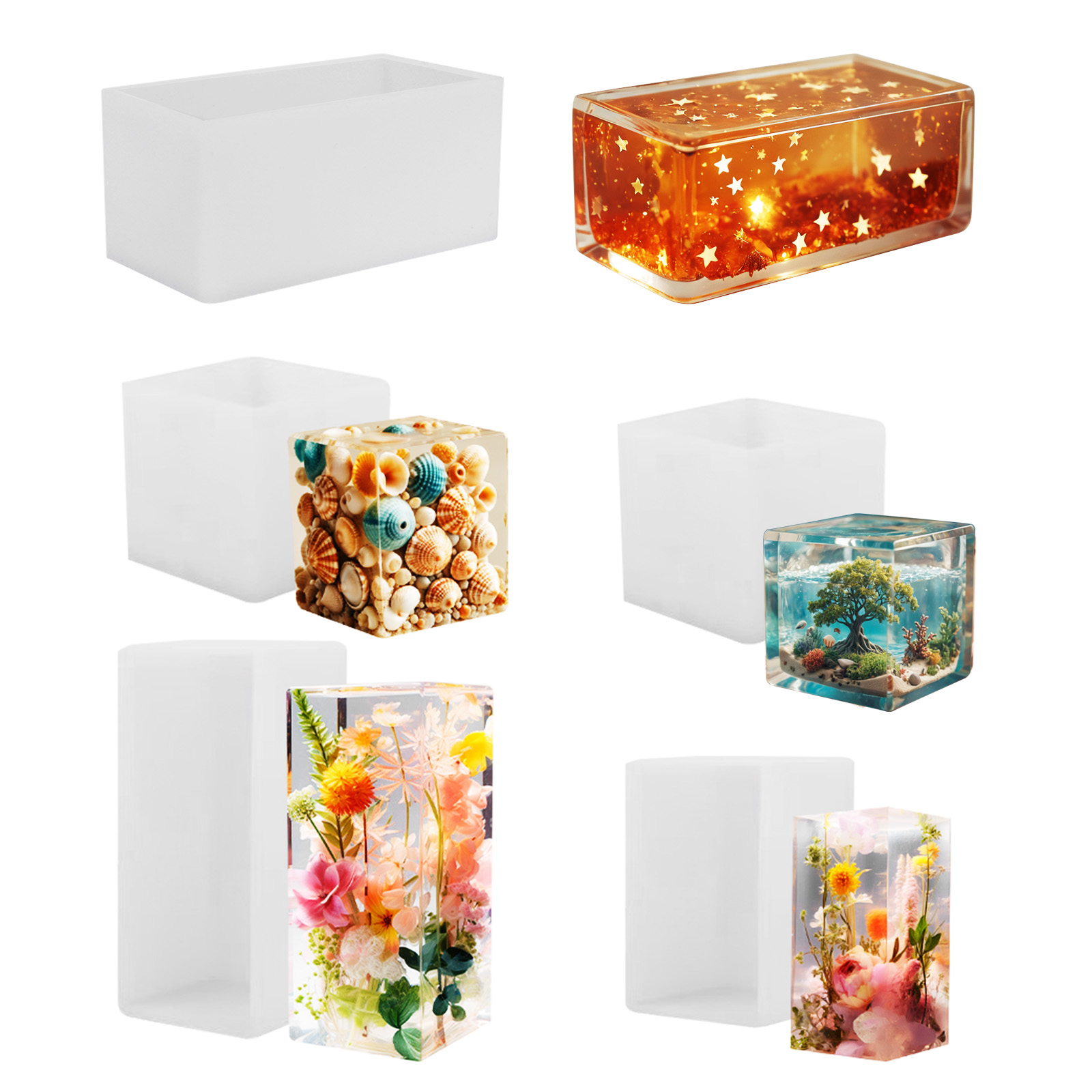 Resin Mold Jewelry - قالب صب الإيبوكسي من السيليكون، قالب