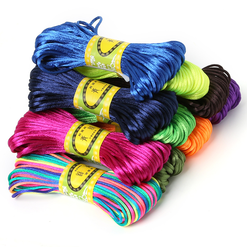 Knotting Cord Silk - سلك مضفر من النايلون والساتان ،