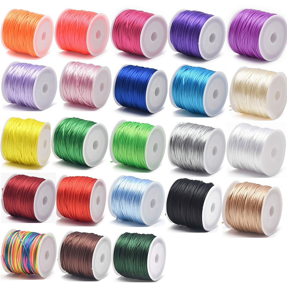 Knotting Cord Silk - 1.5 مللي متر الحرف اليدوية الساتان