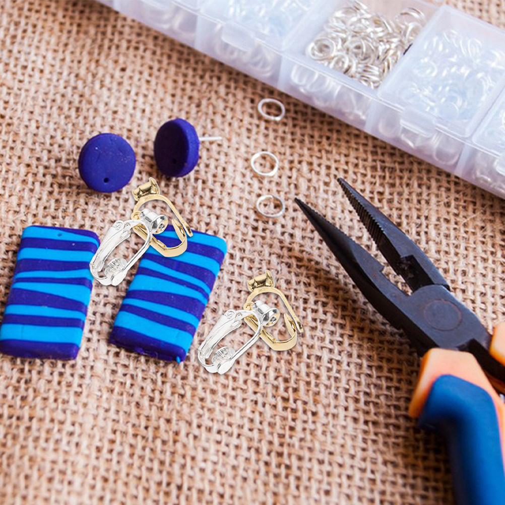 Jewelry Making For Adults - 40 قطعة من محولات مشابك الأقراط