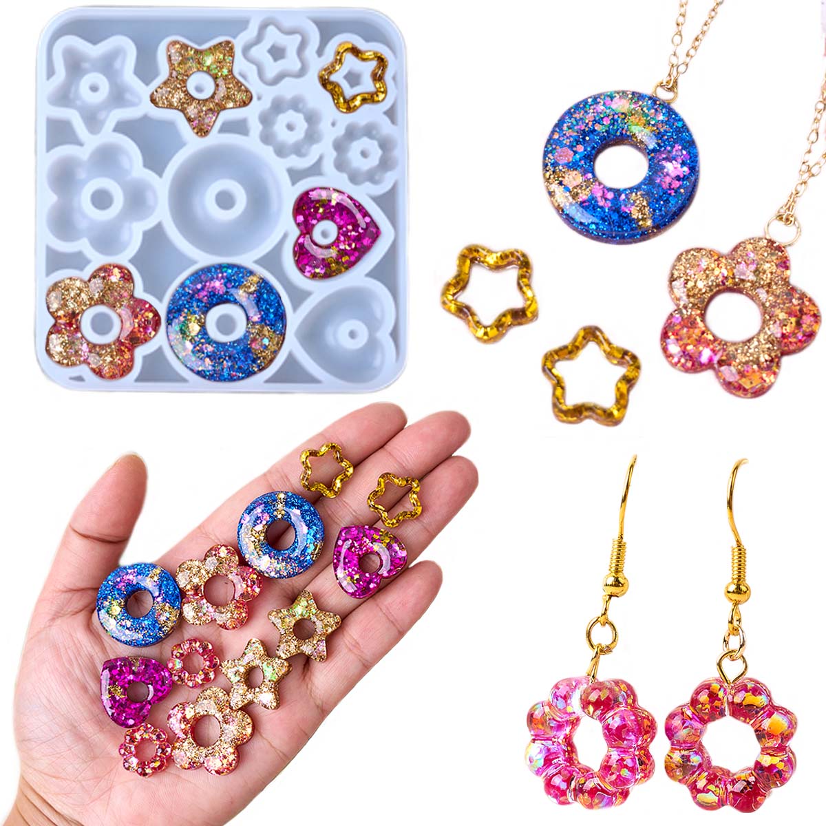 متعددة الوظائف مجوهرات قالب من - مراجعة Resin Mold Jewelry وسعره