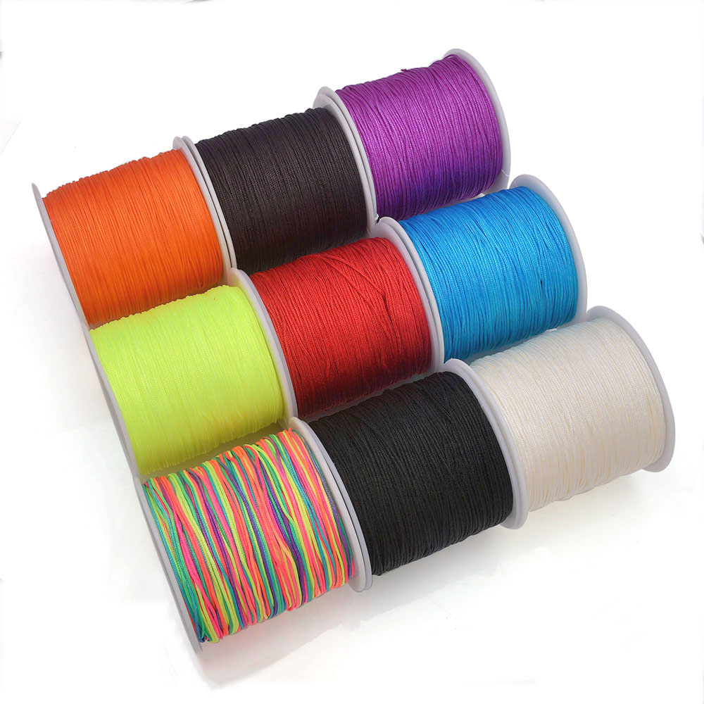 حبل ساتان نايلون لصنع المجوهرا - مراجعة Knotting Cord Silk وسعره