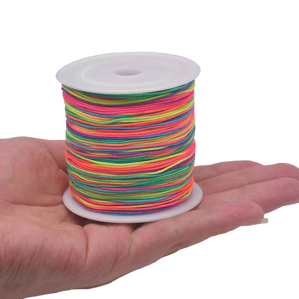 حبل ساتان نايلون لصنع المجوهرا - مراجعة Knotting Cord Silk وسعره