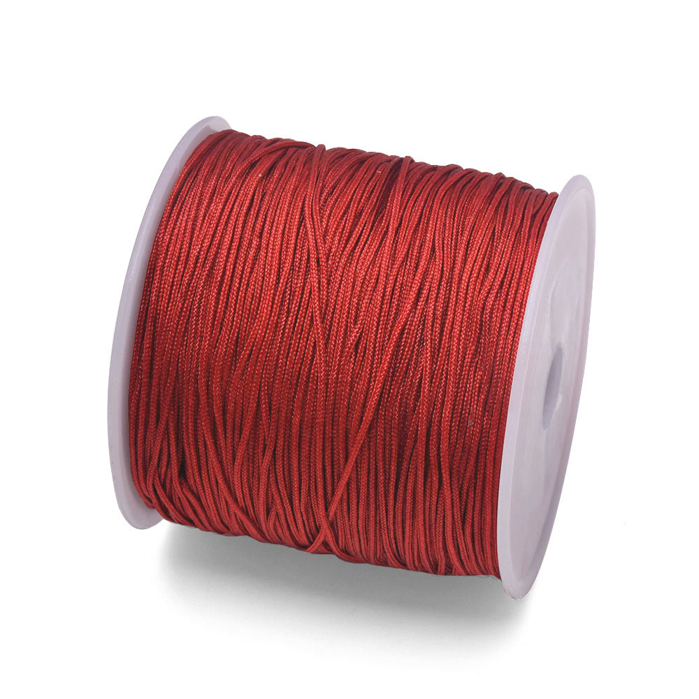 حبل ساتان نايلون لصنع المجوهرا - مراجعة Knotting Cord Silk وسعره