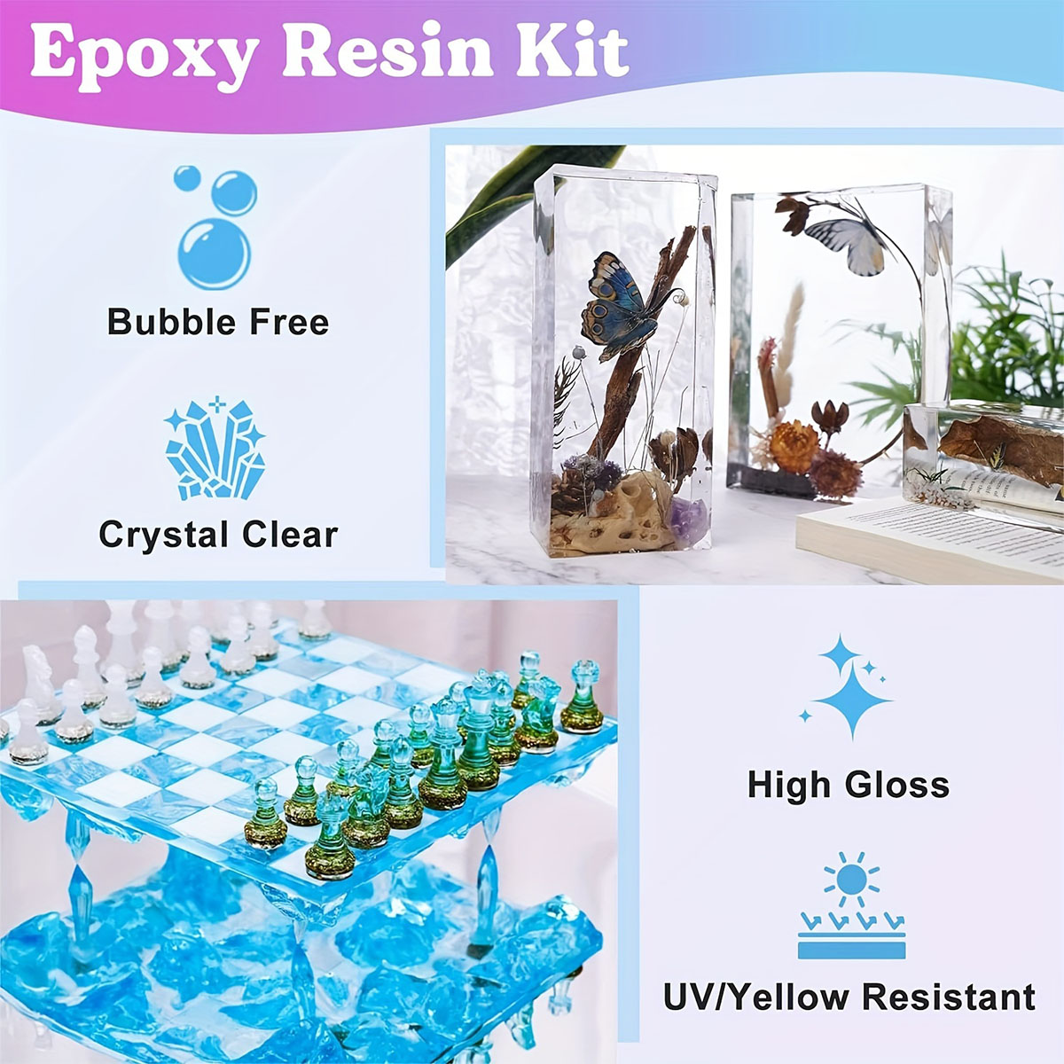 مجموعة راتينج الصب الشفاف الكر - مراجعة Resin Mold Jewelry وسعره