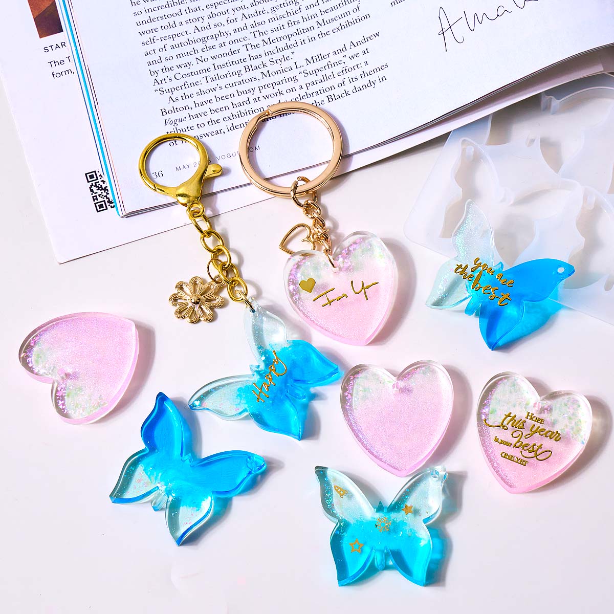 قالب سيليكون للأقراط بستة فتحا - مراجعة Resin Mold Jewelry وسعره