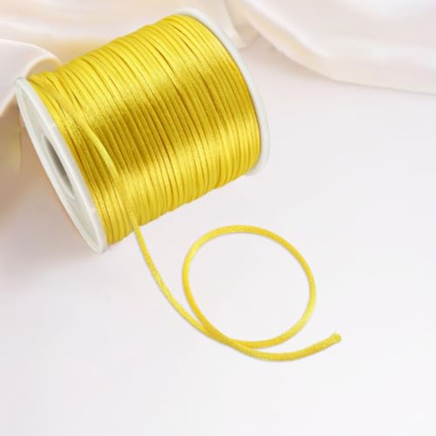 حبل ساتان نايلون 1 مم - 110 يا - مراجعة Knotting Cord Silk وسعره