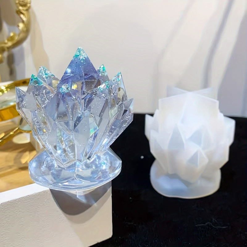 1pcCrystal العنقودية الزخرفية  - مراجعة Resin Mold Jewelry وسعره