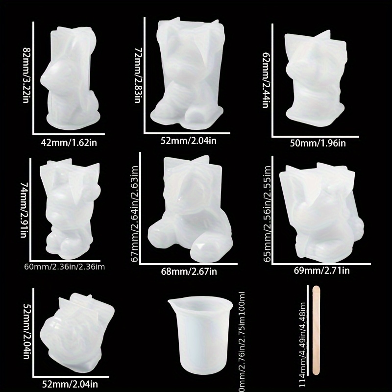 مجموعة قوالب مصنوعة من الراتنج - مراجعة Resin Mold Jewelry وسعره
