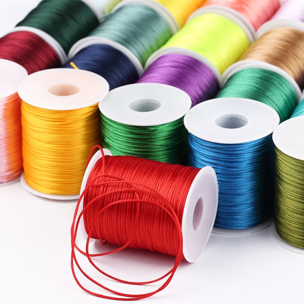 حبل حرفي بطول 100 متر، حبل سات - مراجعة Knotting Cord Silk وسعره