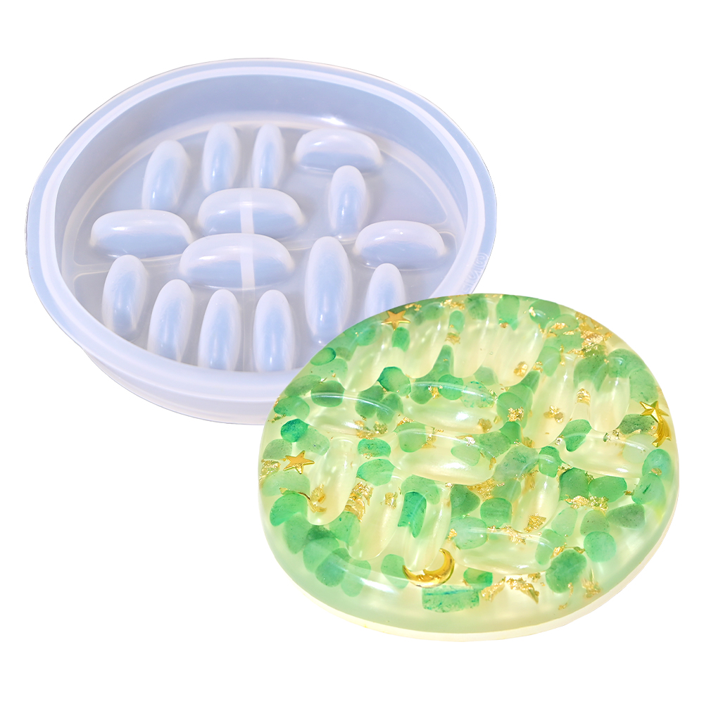 قالب سيليكون دائري على شكل قلب - مراجعة Resin Mold Jewelry وسعره