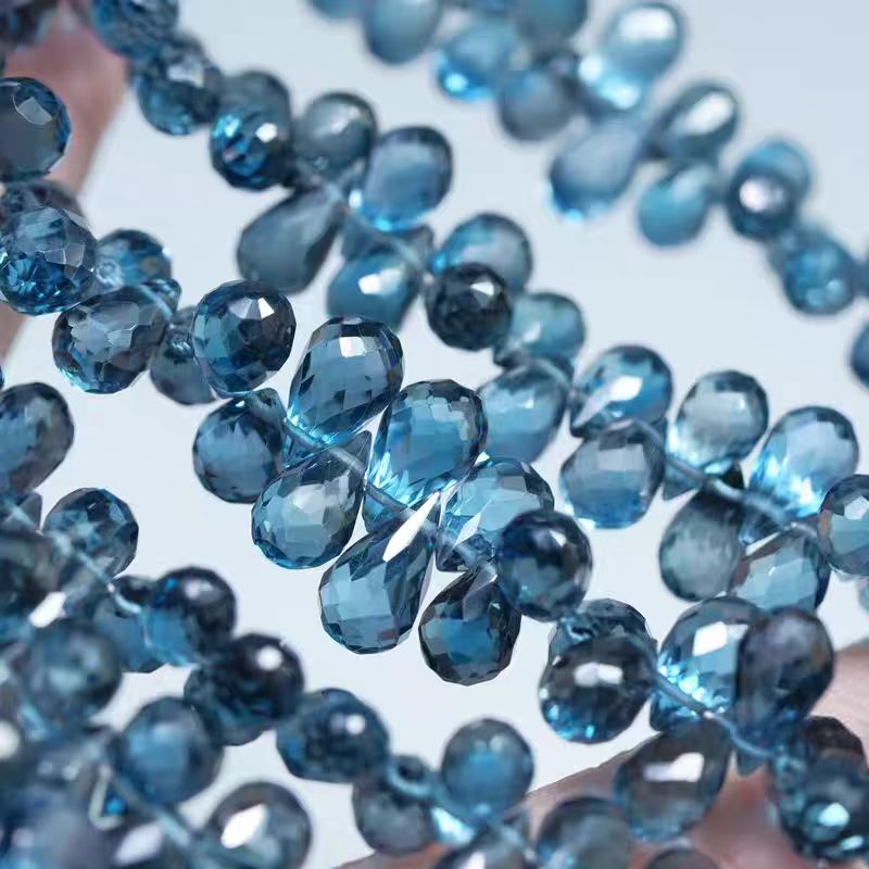 6A لندن الأزرق توباز قطرة الأو - مراجعة Jewelry Making London وسعره