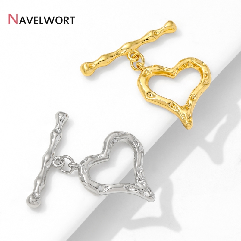 مشابك على شكل قلب مطلية بالذهب - مراجعة Jewelry Making Metal وسعره