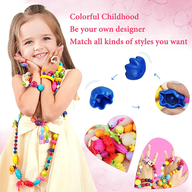 100 قطعة من الخرز البوب للأطفا - مراجعة Jewelry Making 4 Year Old وسعره