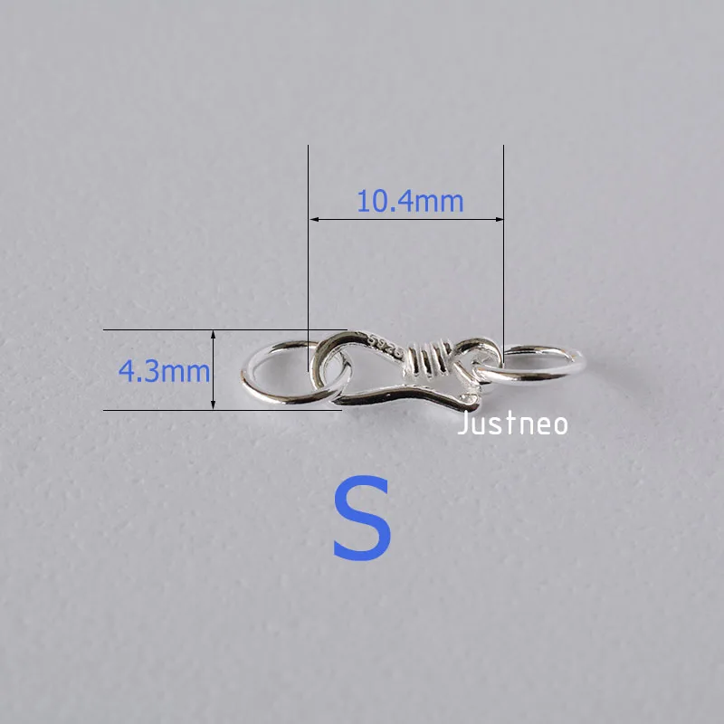 مشبك على شكل حرف S من الفضة ال - مراجعة Jewelry Making Silver وسعره