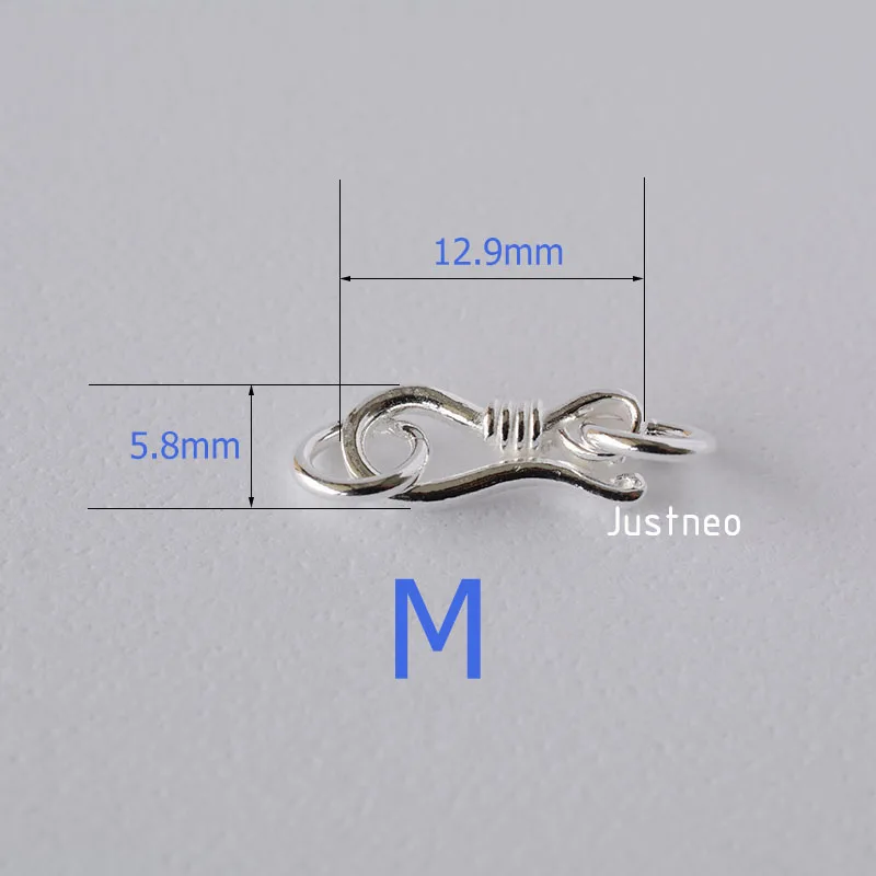 مشبك على شكل حرف S من الفضة ال - مراجعة Jewelry Making Silver وسعره