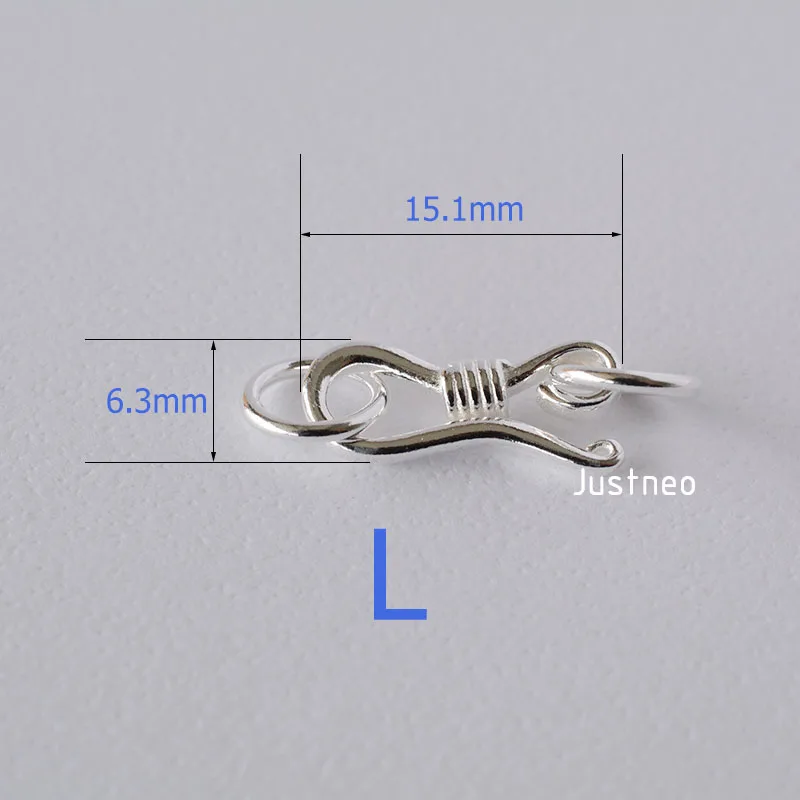 مشبك على شكل حرف S من الفضة ال - مراجعة Jewelry Making Silver وسعره
